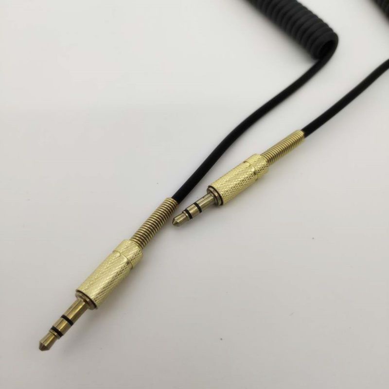 Dây Cáp Lò Xo Thu Âm Thanh aux 3.5Mm Chất Lượng Cao 3m
