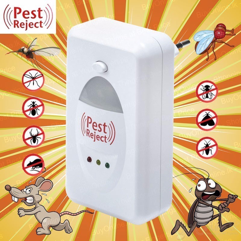 Thiết Bị Đuổi Côn Trùng Pest Reject - Máy Đuổi Chuột Gián Muỗi Ruồi Kiến Mối Thông Minh | Gấu Thỏ House