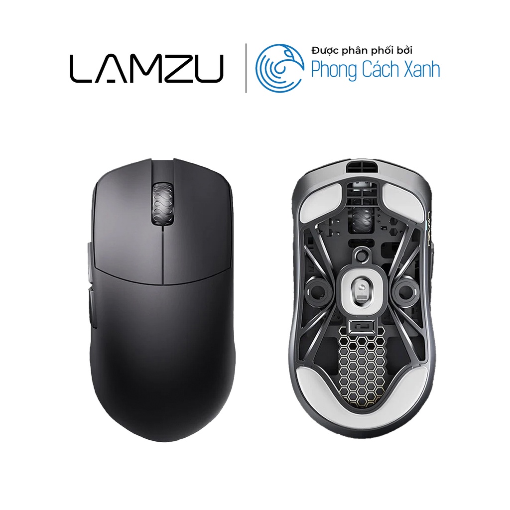 Chuột không dây siêu nhẹ Lamzu Maya | Hỗ trợ 4KHz - Hàng chính hãng