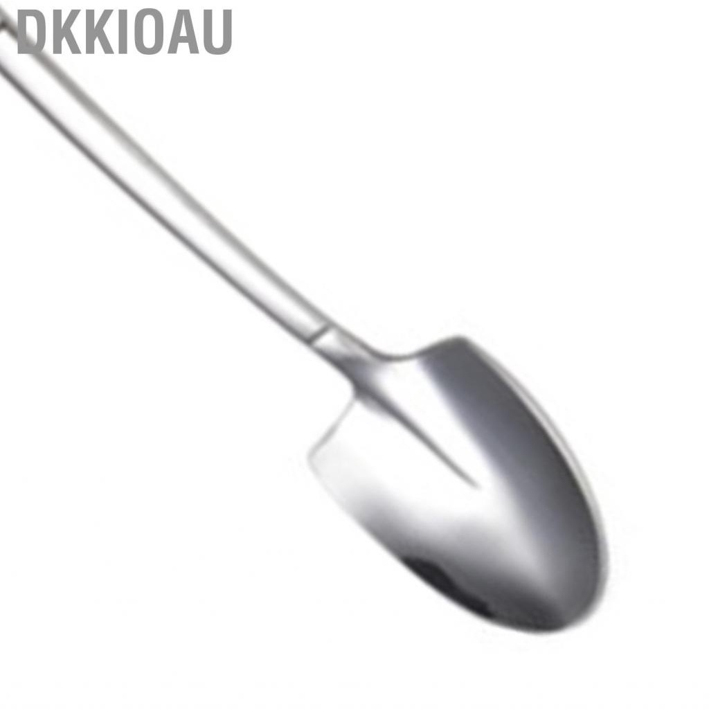 Dkkioau Shovel Ice Cream Spoon  Portable Rust Proof Stainless Steel for Outdoor