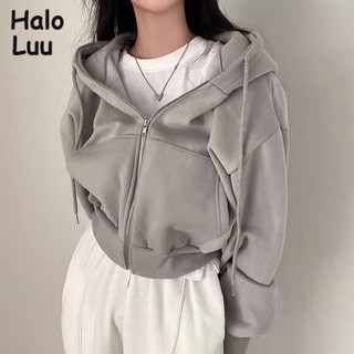 Halo luu áo khoác dù áo khoác bomber chic thanh lịch sôi động fashionable wjk23c0bb3 50z231215