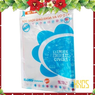 Bìa bao kính sách giáo khoa sgk dùng bao sách giáo khoa hxgs klong ms: 418