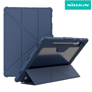 Nillkin bao da nắp gập có thanh trượt bảo vệ camera cho samsung galaxy tab s9 ultra s9 plus s9 ốp