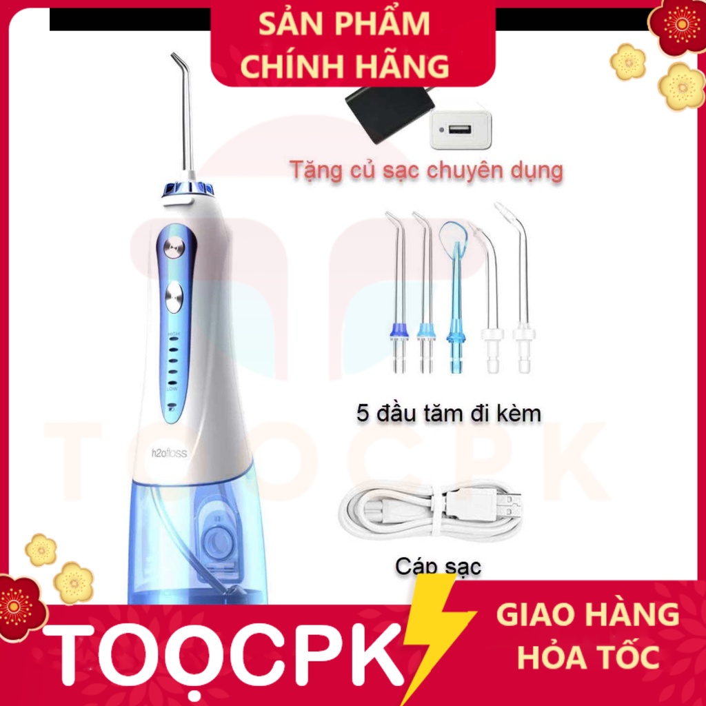 BH 3 tháng [ HF-9P xanh không túi ] Máy Tăm Nước H2OFloss HF-9P PHIÊN