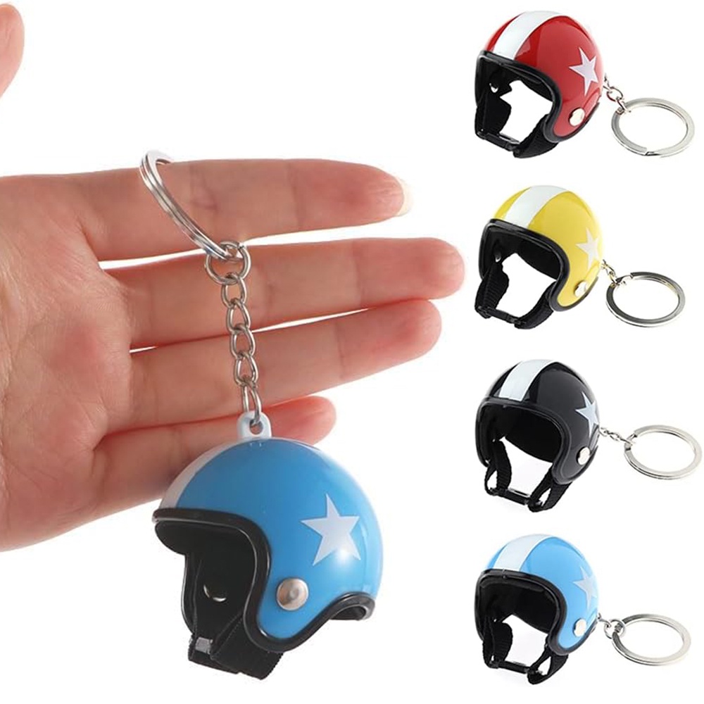 Móc Khóa Hình Nón Bảo Hiểm Dễ Thương Sáng Tạo