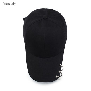 Mũ lưỡi trai có khoen tròn phong cách hip hop cho nam và nữ