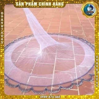 Chài đánh cá thái lan mắt 1.5cm - chân xích và chì - bung 8m nặng 5kg hàng cước loại 1 thái lan chính hãng