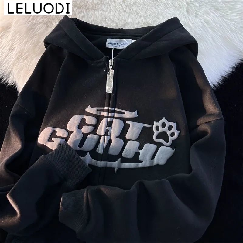 LELUODI Áo Khoác hoodie áo khoác áo hoodie  A28J12L