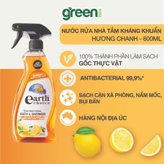 Nước Tẩy Rửa Nhà Tắm EARTH CHOICE Dành Cho Nhà Tắm Làm Sạch Đa Góc Độ Những Vết Bẩn Cứng Đầu Dung Tích 600ml