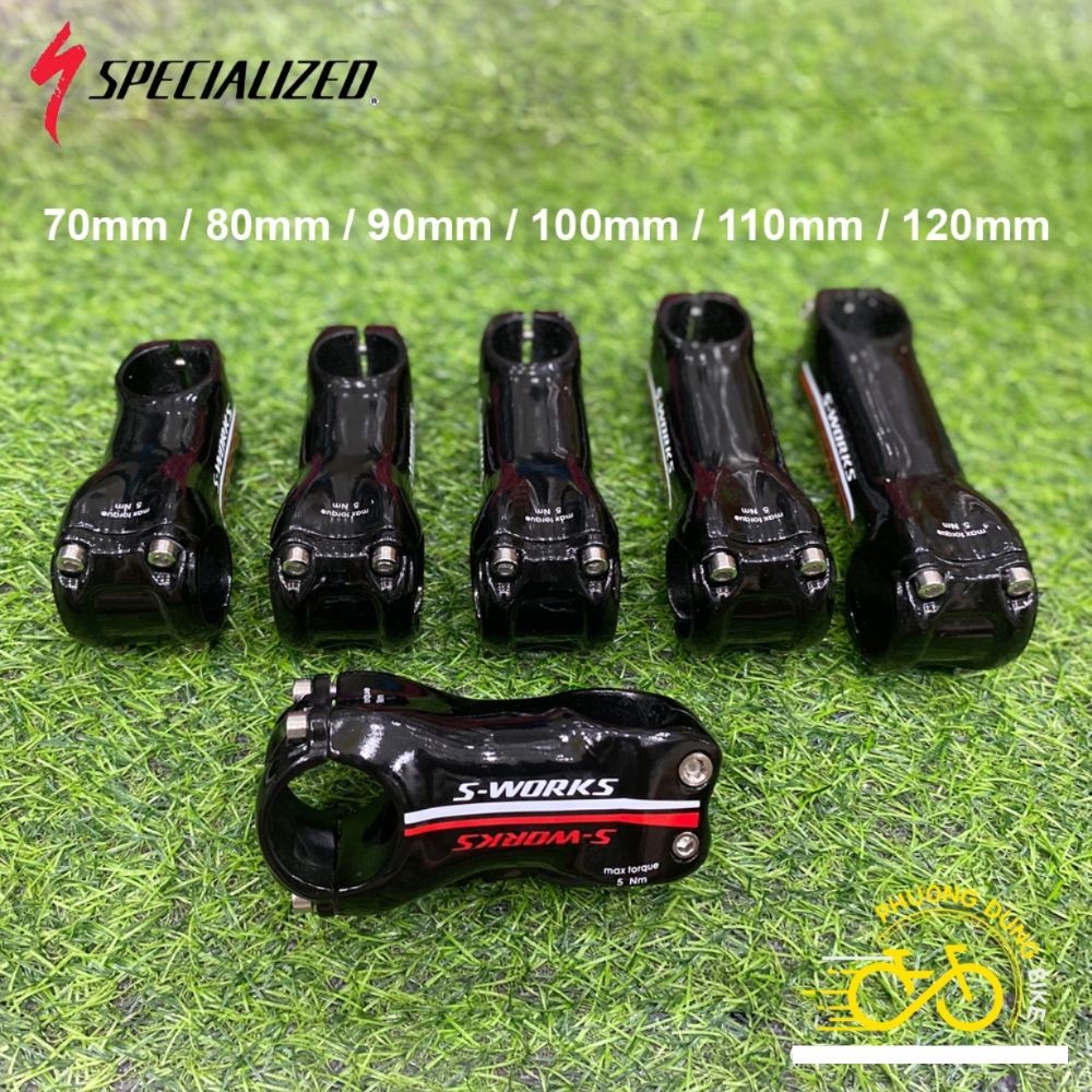 Pô tăng xe đạp Carbon S-WORKS  31.8x70mm / 80mm / 90mm / 100mm / 110mm / 120mm