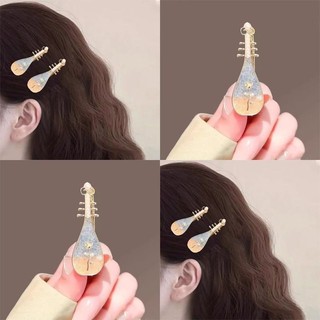 Mới Phong Cách Trung Quốc Hoa Hồng Pipa Tóc 2024 Cổ Bên Kẹp Trán Gãy Tóc Ánh Sáng Sang Trọng Nổ Kẹp Mũ Đội Đầu 25.2.8