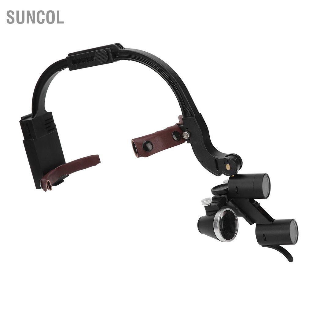 SUNCOL Kính lúp gắn đầu 2 5x đa năng dùng cho phẫu thuật 100‑240V