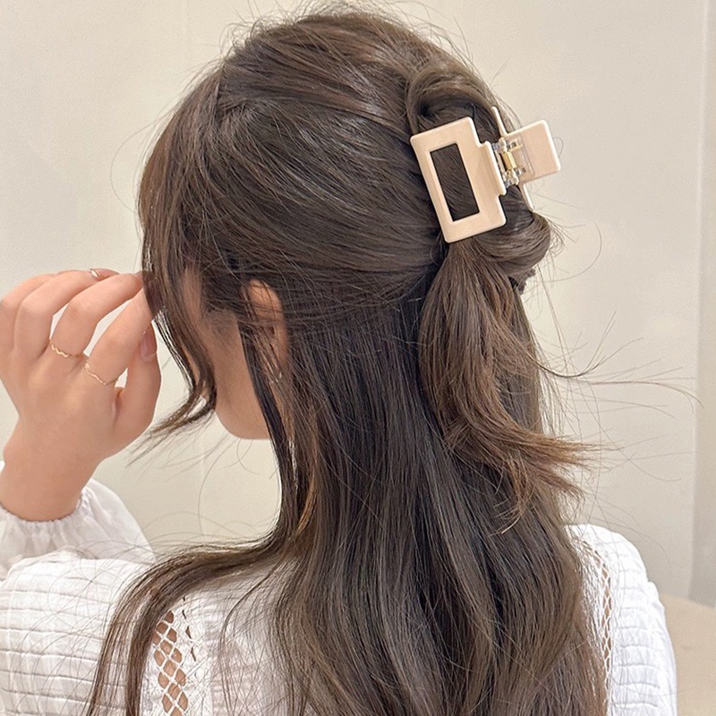 Kẹp Tóc Mini Hình Vuông Dễ Thương Phong Cách Hàn Quốc Cho Nữ YR