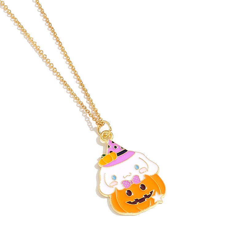 Vòng cổ Mạ Vàng Mặt Hình Bí Ngô sanrio Hoạt Hình