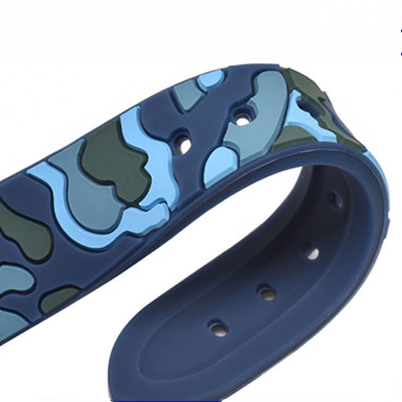 Camo Dây Đeo Đồng Hồ Bằng Cao Su Silicon Mềm Chống Nước Họa Tiết Rằn Ri 18mm 20mm 22mm 24mm Cho galaxy watch gt