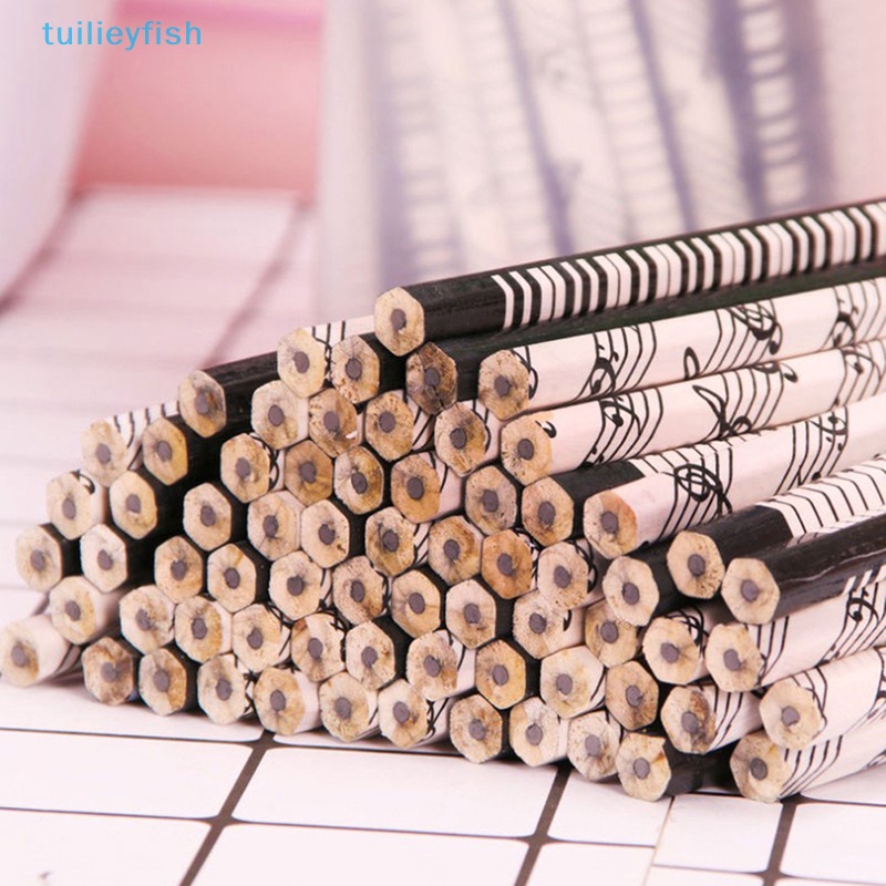 Tuilieyfish Set 12 Bút Chì In Hình Nốt Nhạc Dễ Thương Cho Học Sinh Tiểu Học