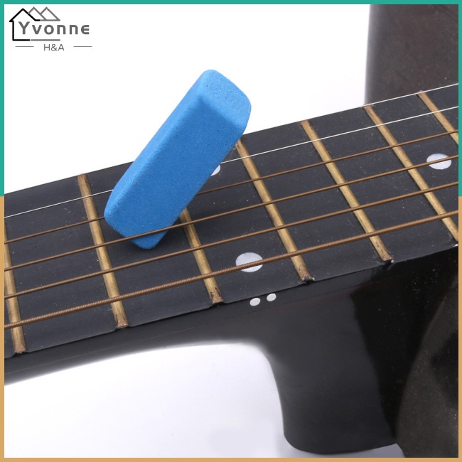 Yvone Dụng Cụ Tẩy Dây Đàn guitar Bằng Cao Su