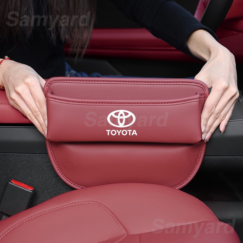 Hộp Đựng Đồ Gắn Khe Hở Ghế Ngồi Xe Hơi toyota corolla cross hilux yaris agya wigo Eoos rav4 vios wish altis camry