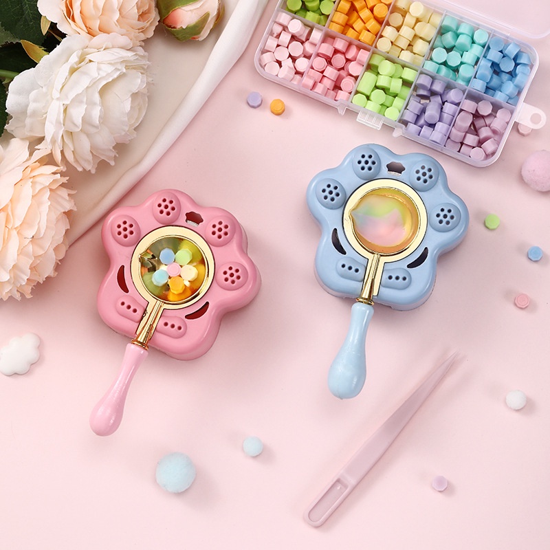 Cat Claw lò dễ thương niêm phong sáp lò nồi muỗng xử lý sơn phụ kiện niêm phong sáp tem trang trí DIY thủ công quà tặng