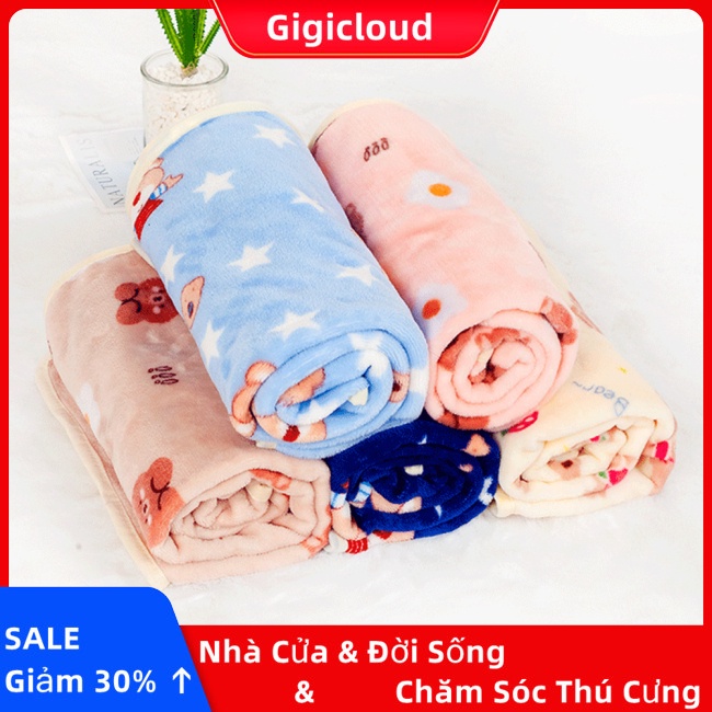 Gigicloud Chăn flannel Mềm Mại Thoải Mái Ấm Áp Chống Trượt Cho Thú Cưng
