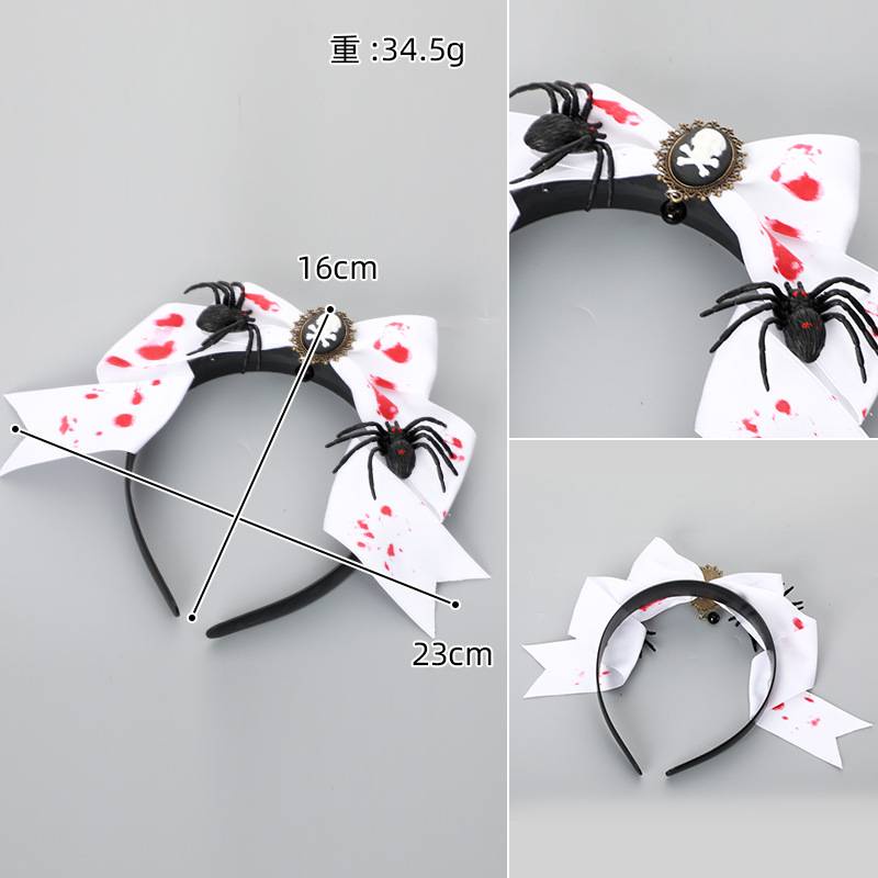 Sq3 Băng Đô Cài Tóc Hình Đầu Lâu Trang Trí halloween