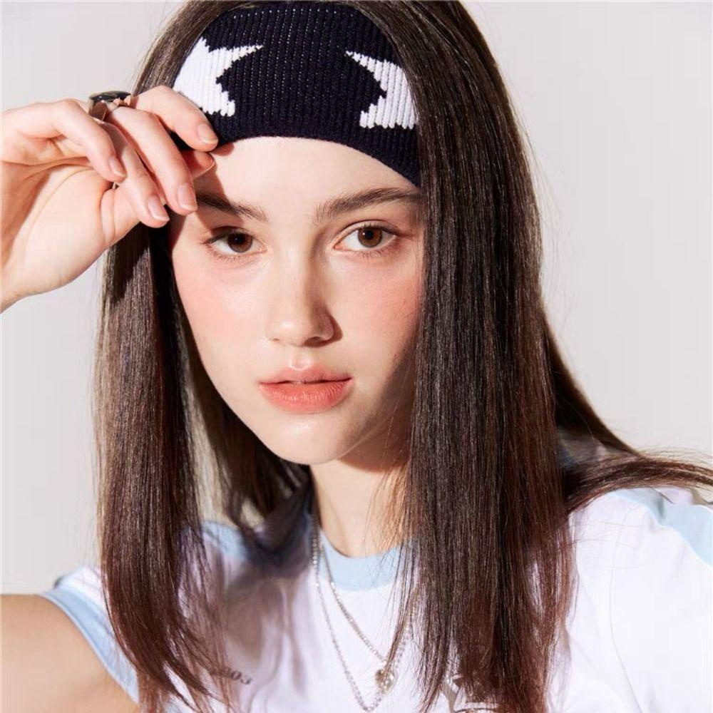 Fuhui Băng Đô turban nylon Co Giãn Họa Tiết Ngôi Sao / Lượn Sóng Phong Cách Hàn Quốc