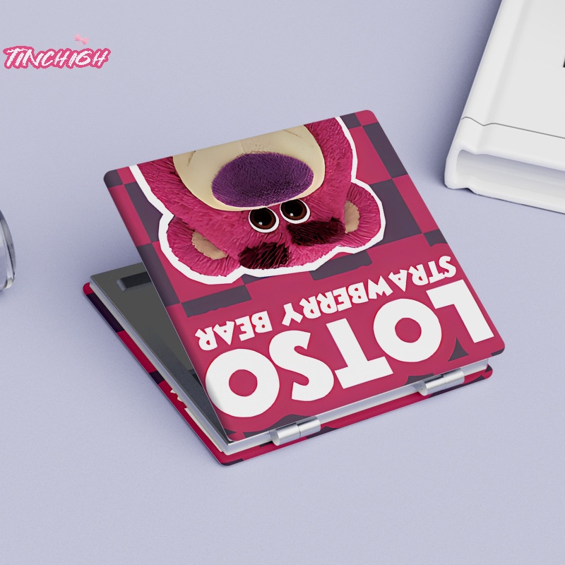 Gương Trang Điểm Gấp Gọn Cầm Tay Hình Gấu / Dâu Tây Dễ Thương Nhỏ Gọn Dành Cho Nữ Sinh