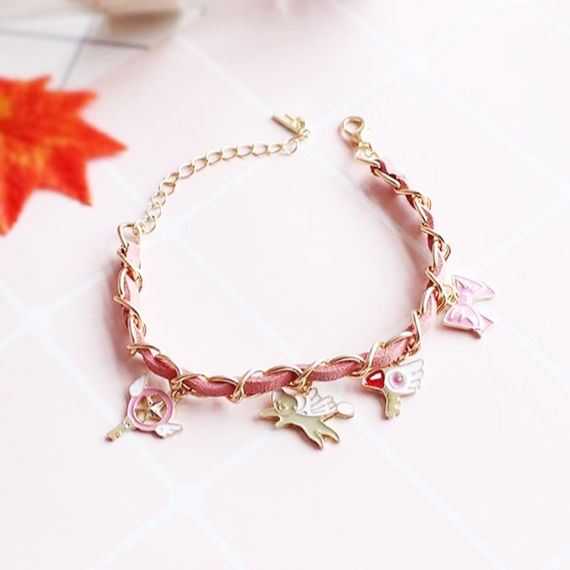 Vòng Tay Hóa Trang Nhân Vật Thủ Lĩnh Thẻ Bài kinomoto sakura Dễ Thương