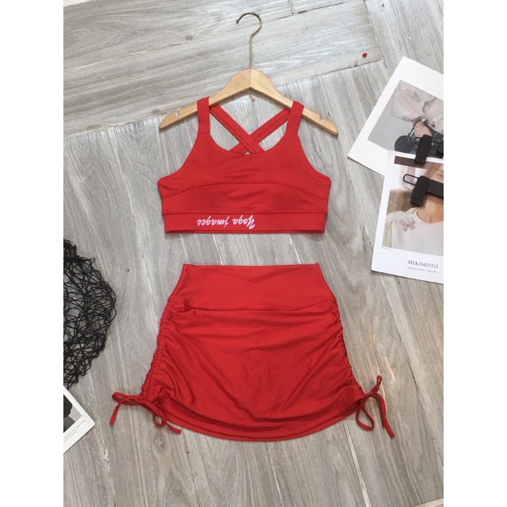 Áo tập gym nữ, áo tập aerobic, yoga đi biển dã ngoại đi bơi nữ  lớp áo bra