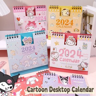 Lịch Để Bàn 2024 mini Hình sanrio hello kitty melody melody / melody / Xinh Xắn