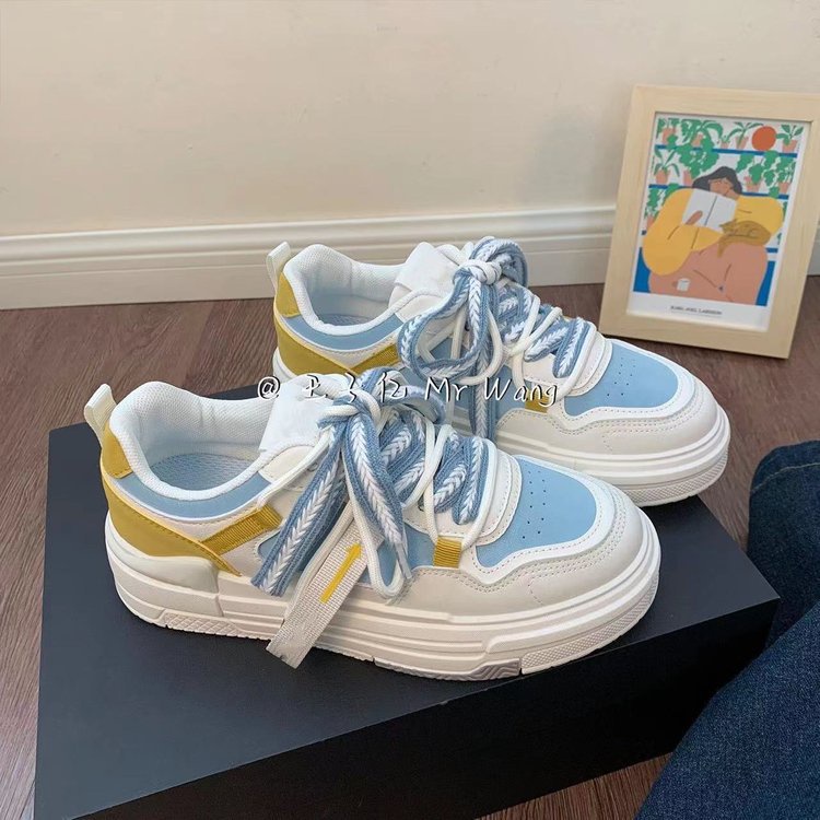 Giày Thể Thao Màu Trắng Nhỏ Thời Trang Mùa Thu 2023 Mới Cho Nữ