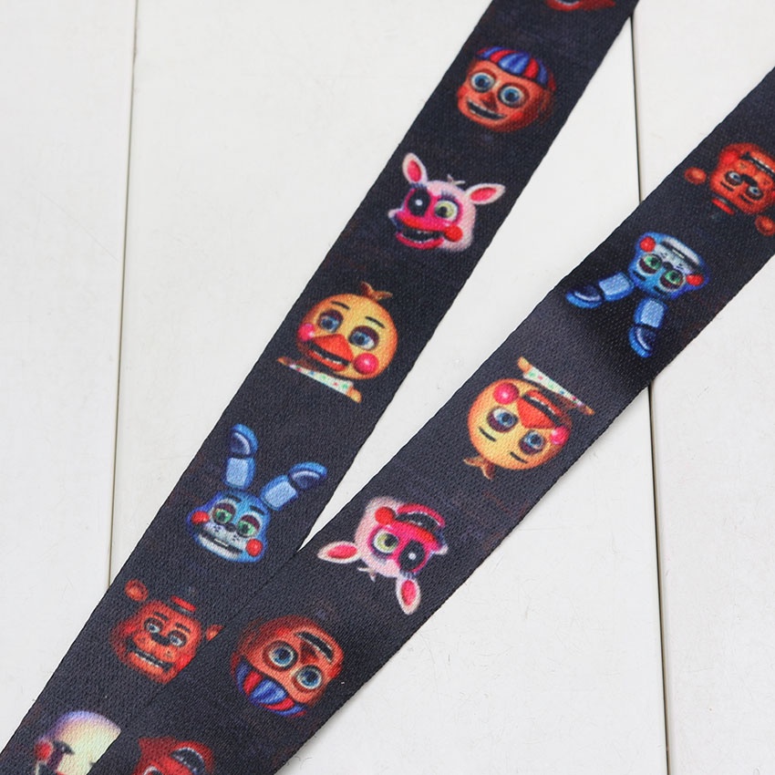Set 6 Móc Khóa Thú Nhồi Bông Trong five nights at freddy 'S foxy freddy' S Kèm Túi Đựng Điện Thoại