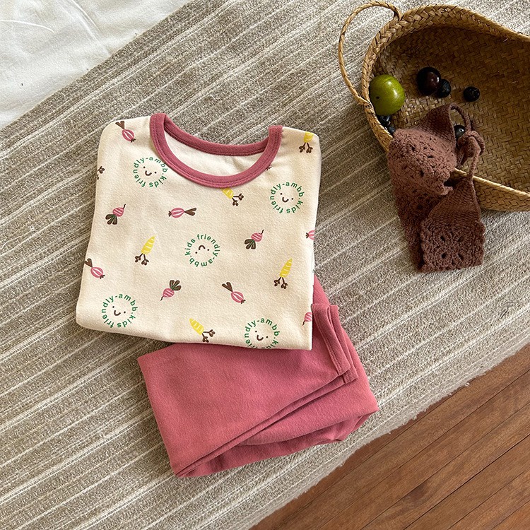 Bộ Quần Áo Ngủ Dài Tay Thu Đông Ambbkids Kích Thước  Mới Nhất Cho Bé Trai Bé Gái