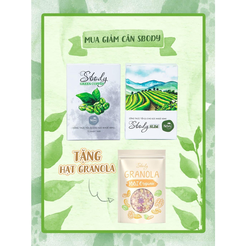 Ngũ Cốc Hạt Ăn Kiêng Granola Sbody 100Gram