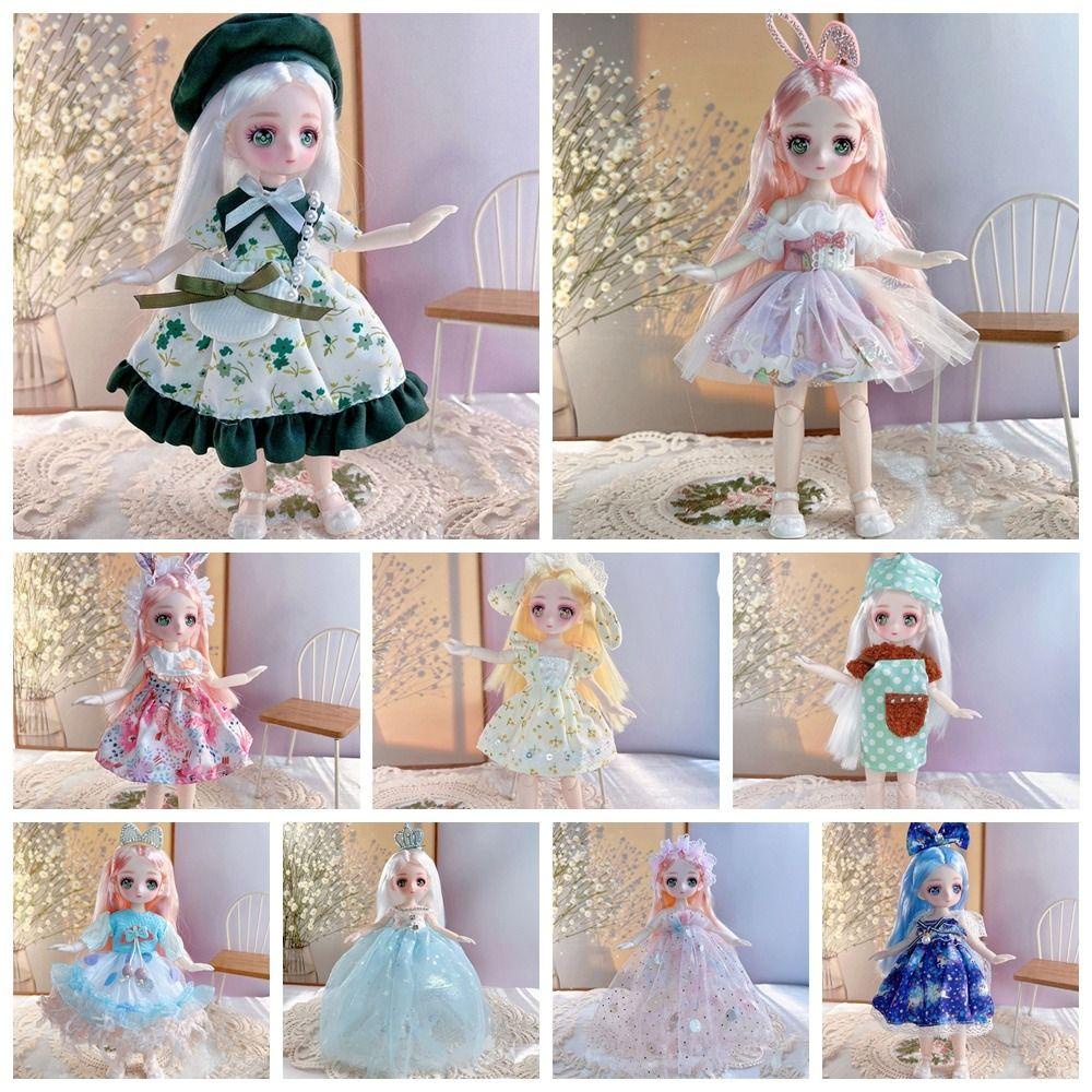 Mmluck bjd Mắt Búp Bê Mắt To 3d Nhiều Màu Có Thể Tháo Rời diy