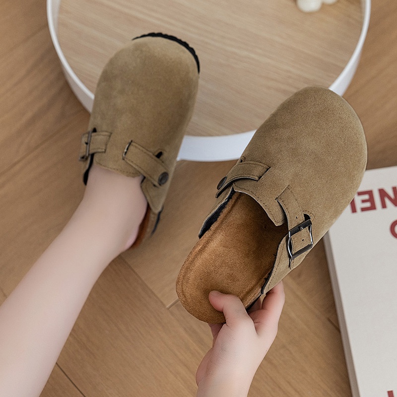 Guốc mộc cho bé Dép cotton Bít Mũi Phong Cách Hàn Quốc Thời Trang Mới Cho Bé Gái / Bé Trai