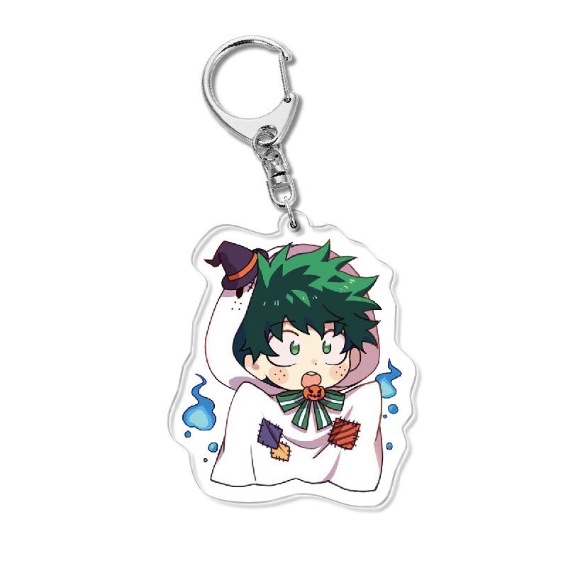 Hoạt hình ngoại vi acrylic móc khóa My Hero Academia 2 Midoriya Izuku khuôn viên trường sáng tạo trang sức món quà nhỏ