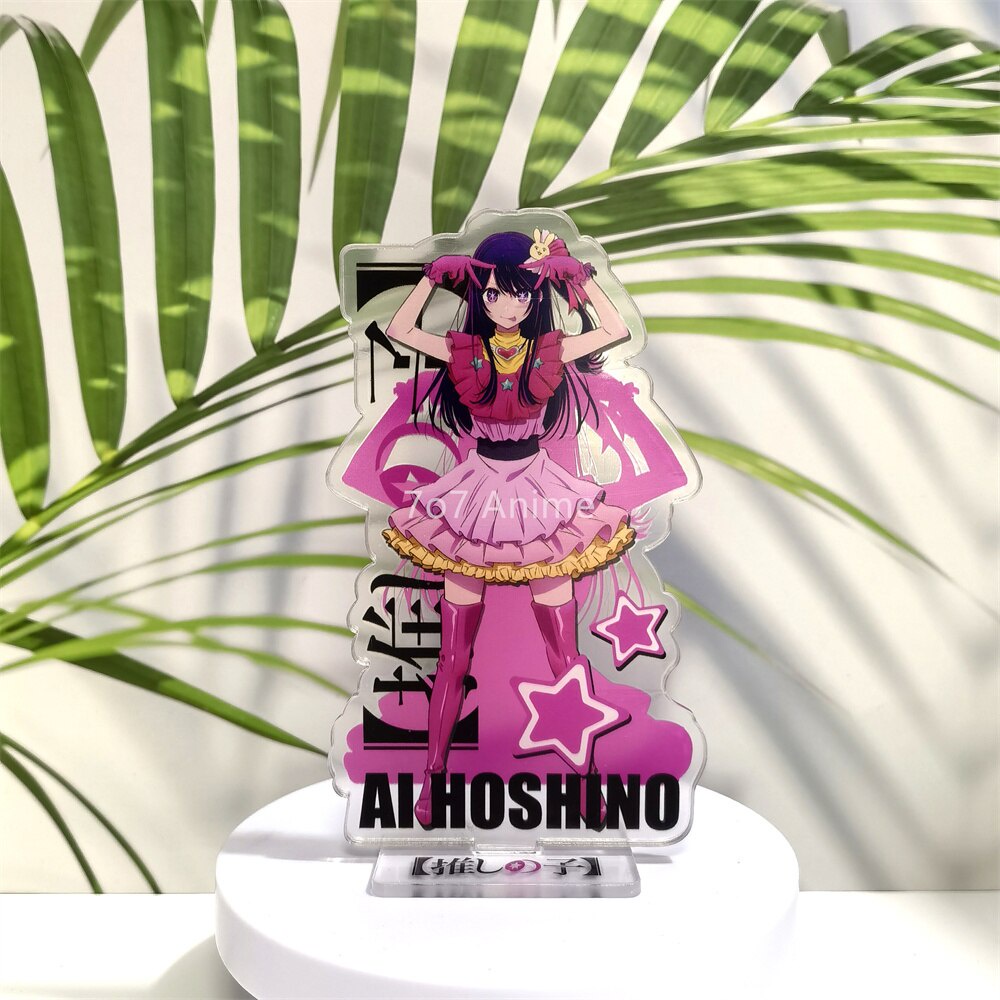 Mô hình Standee Anime OSHI NO KO Acrylic Hoshino Ai Akuamarin Rubii Arima Kana MEM CYO Kurokawa Akane phụ kiện trang trí