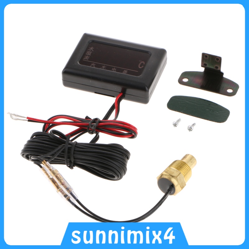 Đồng Hồ Đo Nhiệt Độ Nước Điện Tử 10mm Chuyên Dụng Cho Xe Hơi