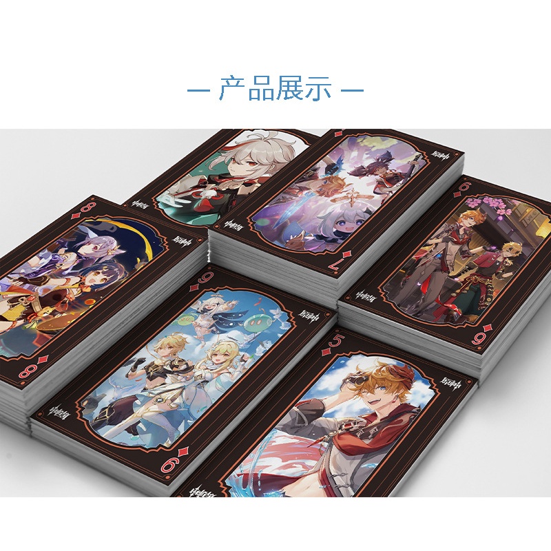 Genshin Poker Klee Palying Card Photocard 54pcs/box