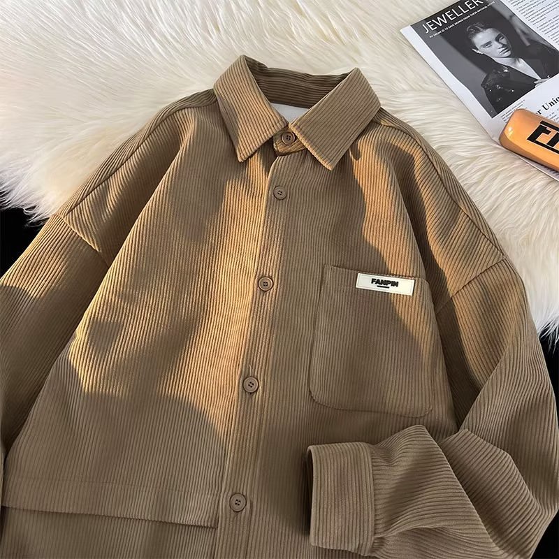 Áo Sơ Mi Tay Dài Dáng Rộng Kiểu vintage Nhật Bản plus size m-8xl