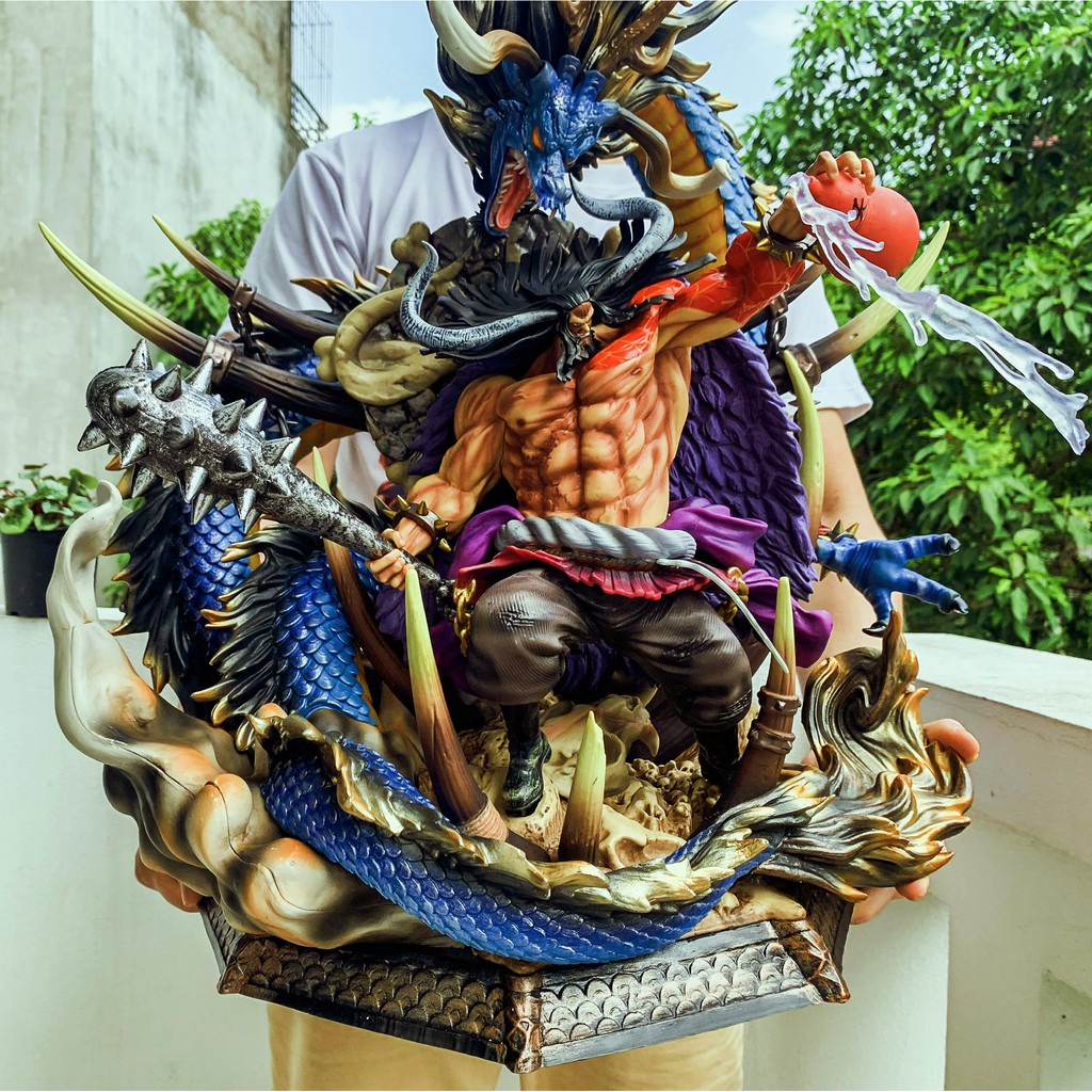 MH29 - Mô Hình Cao Cấp Tứ Hoàng Kaido Cực Khủng Cao 50cm Nặng 15kg - Mô Hình One Piece