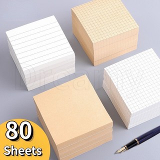 Bộ 80 Tấm Giấy Dán Ghi Chú / Sổ Kế Hoạch Tuần Lột Tự Dính Đơn Giản Cho Học Sinh / Văn Phòng / Trường Học