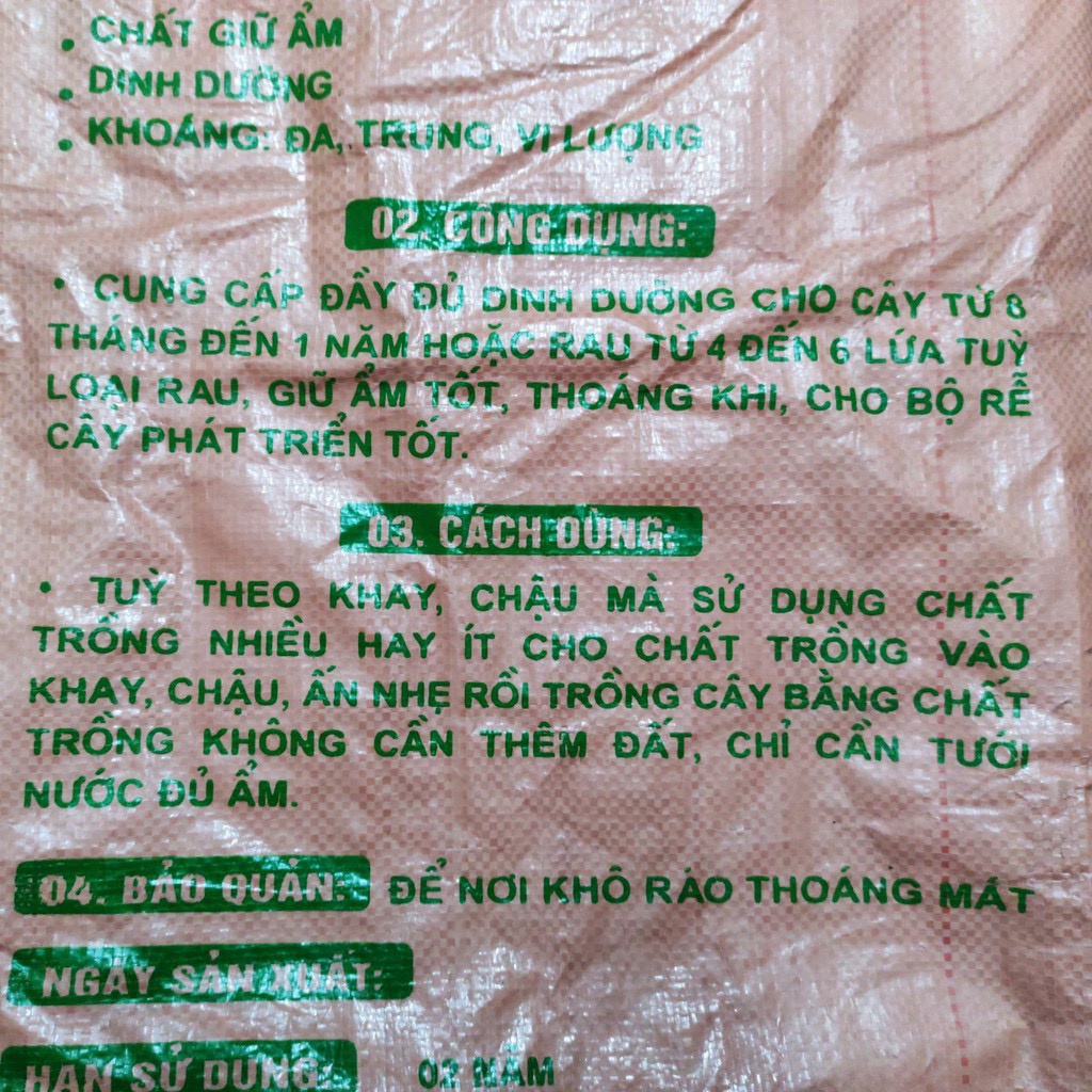 0,5kg Đất sạch vi sinh siêu dinh dưỡng diệt trùng kháng khuẩn cực tốt chuyên dùng trồng Rau củ quả sạch - Cây cảnh - Hoa