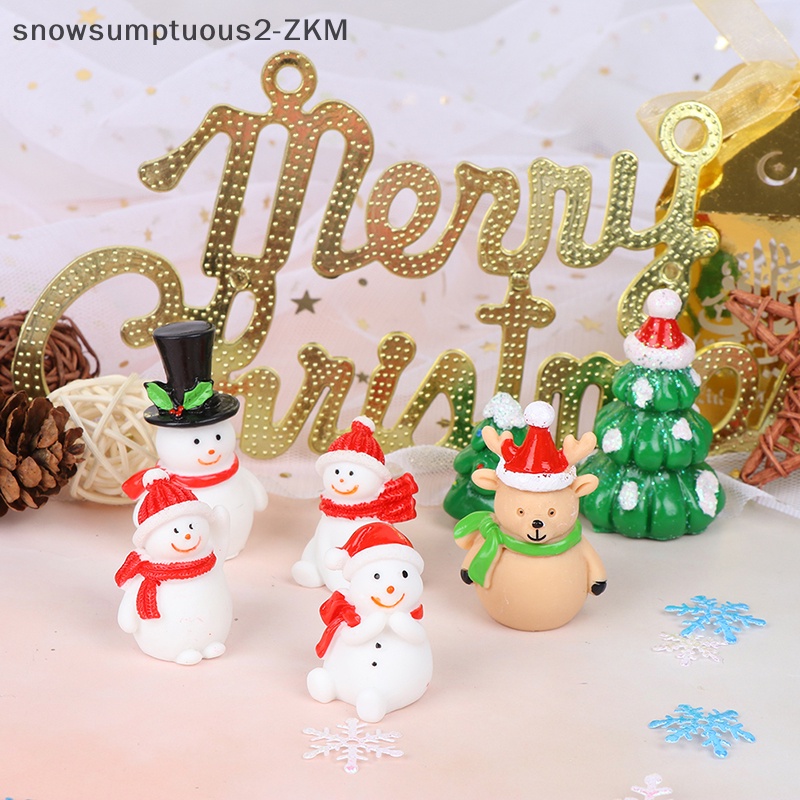 Mô Hình Ông Già Noel / Cây Thông / Người Tuyết Trang Trí Giáng Sinh