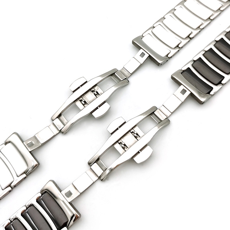 Dây Đeo Tay Bằng Thép Không Gỉ 20mm 22mm Tháo Gỡ Nhanh Cho Đồng Hồ samsung galaxy 6 5 4 huawei gt2