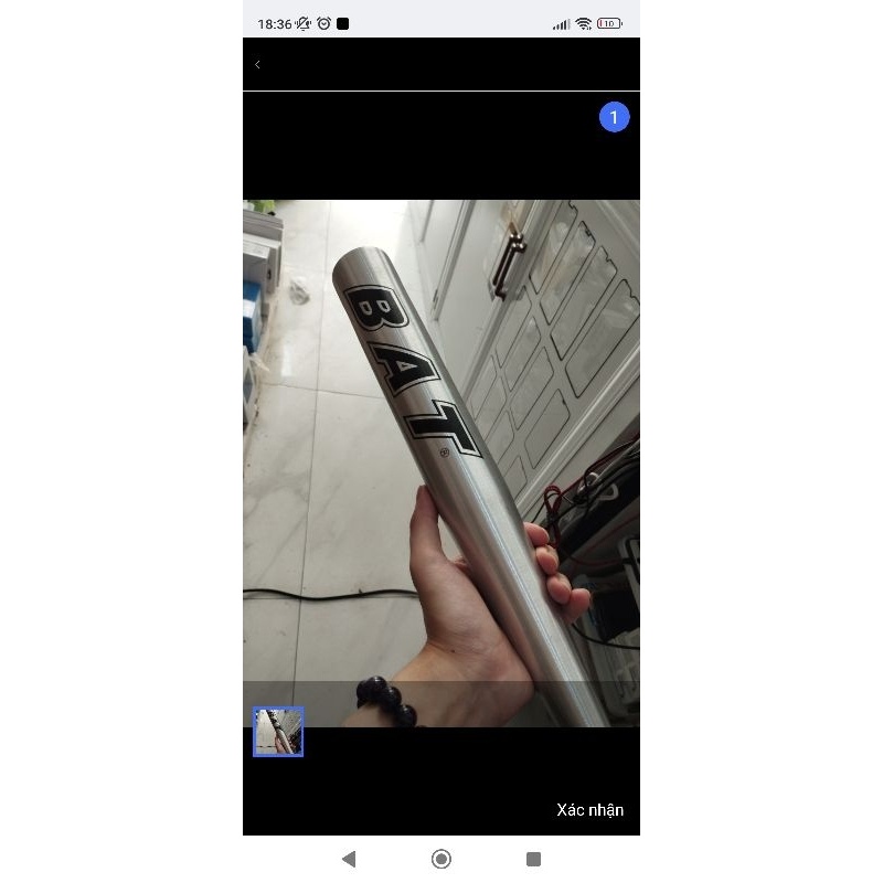 Gậy bóng chày BAT nhôm siêu nhẹ 71cm 380gr chính hãng