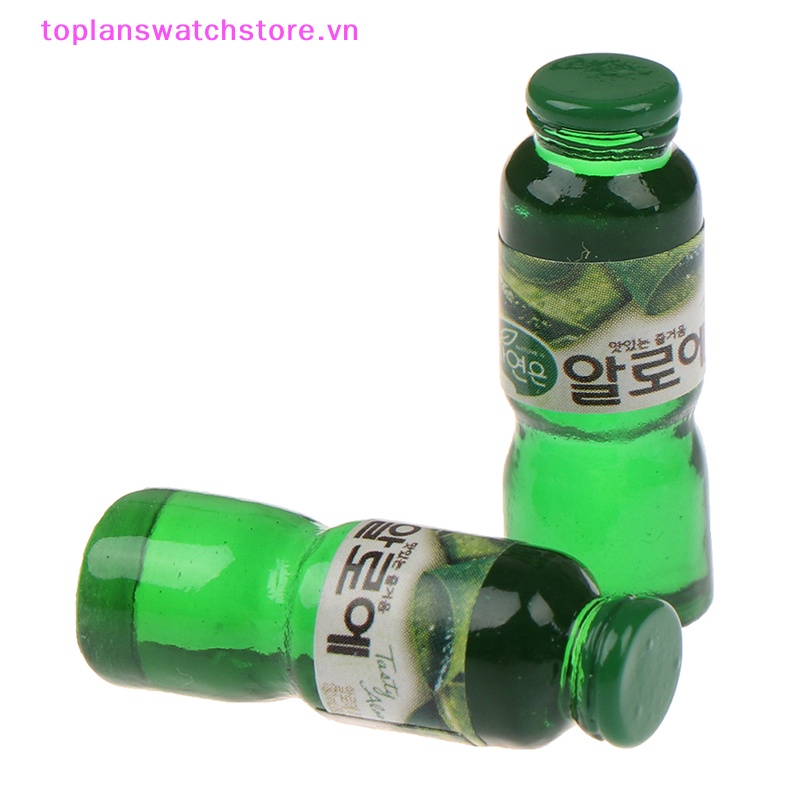 Set 5 Chai Nước Mini Tỉ Lệ 1: 12 Dùng Trang Trí Nhà Búp Bê