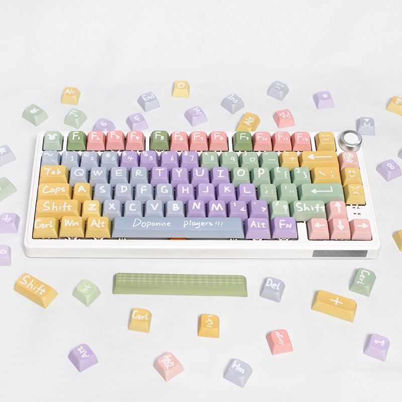 Dopamine Keycaps XDA Profile Màu Sắc PBT DYE SUB Bàn Phím Cơ Keycap