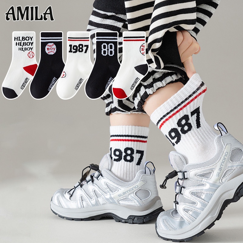 Vớ cotton Giữ Ấm Thoáng Khí Dành Cho Bé Trai Gái Chơi Bóng Rổ